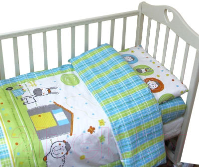 Комплект постельный для малышей Топотушки Ферма / 351