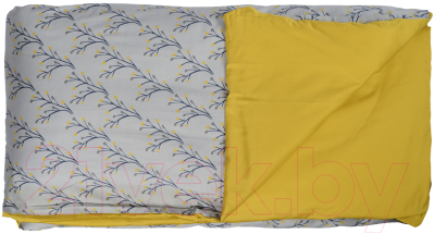 Комплект постельного белья Tkano TK19-DC0005 (соцветие, горчичный)