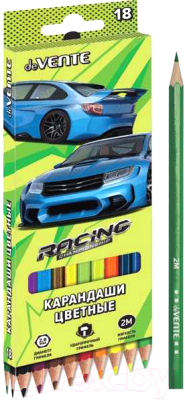 

Набор цветных карандашей deVente, Ассорти, Racing 2М / 5023005