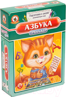 

Развивающая игра Русский стиль, Тренажер. Азбука / RS-03400