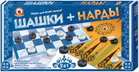

Набор настольных игр Русский стиль, Шашки-нарды / RS-02021