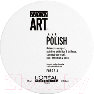 

Гель для укладки волос L'Oreal Professionnel, Tecni.art 19 Fix Polish