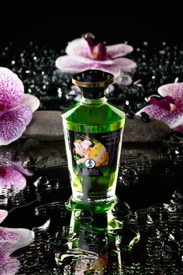 Эротическое массажное масло Shunga Organic Exotic Green Tea с ароматом зеленого чая / 2311 (100мл)
