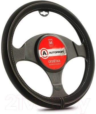

Оплетка на руль Autoprofi, AP-2020 BK/GY