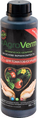 

Удобрение AgroVerm, Органическое для томатов и огурцов