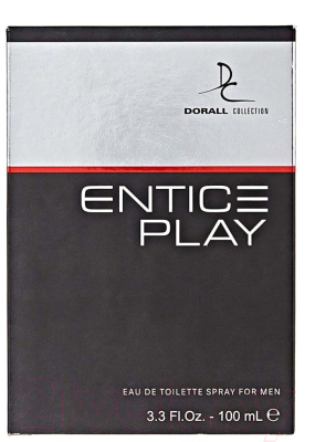 Туалетная вода Dorall Collection Entice Play for Men (100мл)