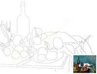 

Холст для рисования No Brand, Натюрморт 2 / DK13701-С