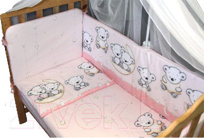 Одеяло для малышей Баю-Бай Ми-ми-Мишки / ОД01-ММ1 (розовый)