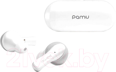 Беспроводные наушники Padmate PaMu Slide Mini T6C (жемчужно-белый)