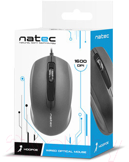 Мышь Natec Hoopoe NMY-0878 (черный)