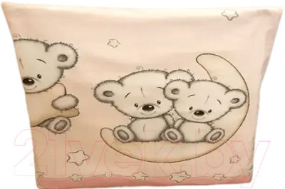 Подушка для малышей Баю-Бай Ми-ми Мишки / ПШ10-ММ1 (розовый)