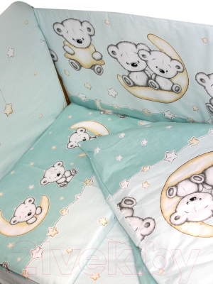 Одеяло для малышей Баю-Бай Ми-ми-Мишки / ОД01-ММ3 (зеленый)