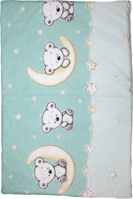 Подушка для малышей Баю-Бай Ми-ми Мишки / ПШ10-ММ3 (зеленый)