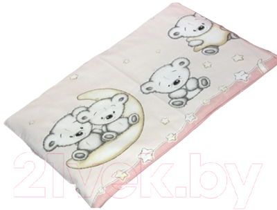 Подушка для малышей Баю-Бай Ми-ми Мишки / ПШ11-ММ1 (розовый)