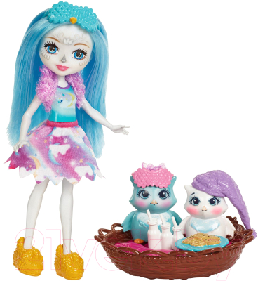 Кукла с аксессуарами Mattel Enchantimals Совиные сказки на ночь / FCC62/FCG78