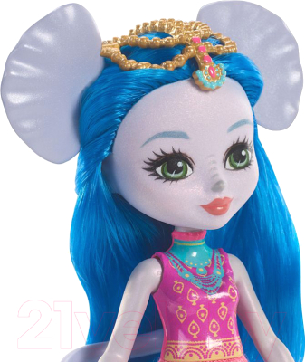 Кукла с аксессуарами Mattel Enchantimals Екатерина Слоник с питомцем Антик / FKY72/FKY73