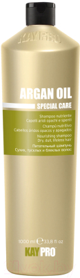 Шампунь для волос Kaypro Special Care Argan Oil питательный с аргановым маслом (1л)