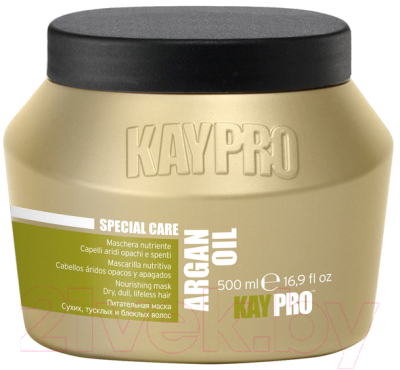 Маска для волос Kaypro Special Care Argan Oil питательная c аргановым маслом (500мл)