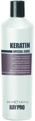 Шампунь для волос Kaypro Special Care Keratin реструктурирующий с кератином (350мл)