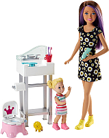 

Кукла с аксессуарами Barbie, Няня / FHY97/FJB01