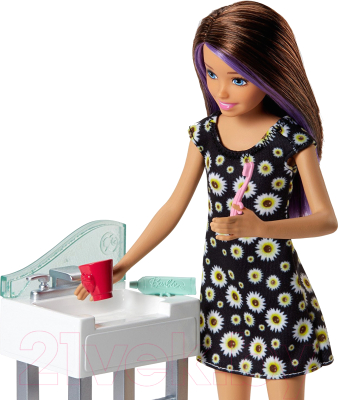 Кукла с аксессуарами Barbie Няня / FHY97/FJB01