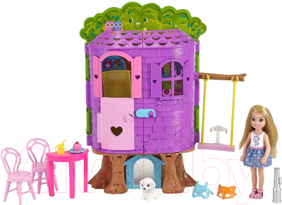 

Кукольный домик Barbie, Дерево-домик для Челси / FPF83