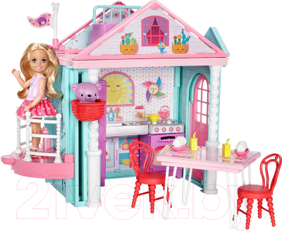 Кукольный домик Barbie Домик Челси / DWJ50