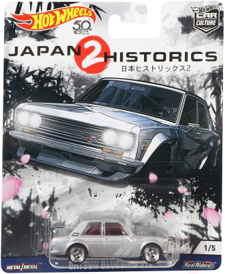 Масштабная модель автомобиля Hot Wheels Японские легенды. Datsun Bluebird 510 / FPY86/FLC09