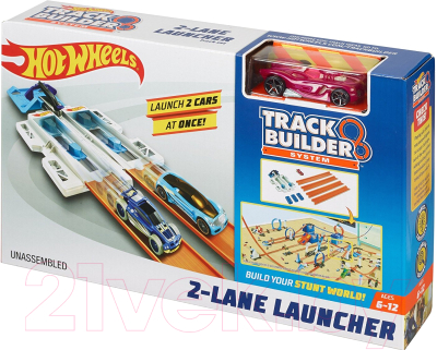 Элемент трека Hot Wheels Track Builder. Пусковая установка / DNH84/DJD68