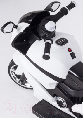 Детский мотоцикл River Auto Moto (белый)