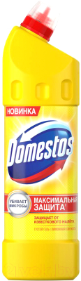Универсальное чистящее средство Domestos Двойная сила. Лимонная свежесть (1л)