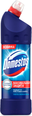Чистящее средство для унитаза Domestos Кристальная чистота + чистящий блок Power 5 с хлором (1л)