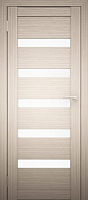 Дверь межкомнатная Юни Амати 03 60x200 (дуб беленый/стекло белое) - 