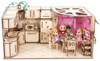 Кукольный домик POLLY Чудесная кухня Румбокс / Н-19 - 