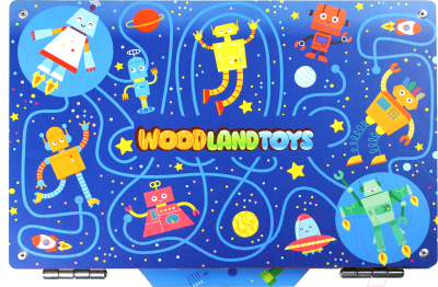 Развивающая игрушка WoodLand Toys Ноутбук Космос / 139102