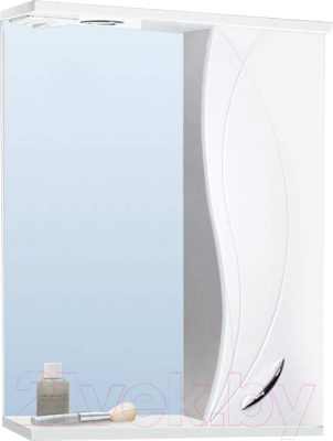 Шкаф с зеркалом для ванной Vako Виктория 65 R / 10569 (с подсветкой)
