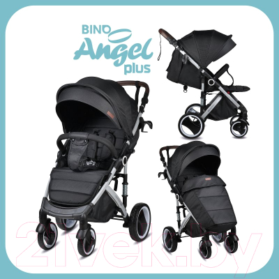Детская прогулочная коляска Farfello Bino Angel Plus / BP (серый) - Фото товара другой расцветки