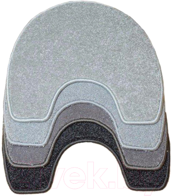 

Коврик для туалета Kovriki, Серый 56x56