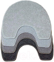 

Коврик для туалета Kovriki, Серый 60x70