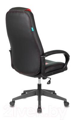 Кресло геймерское Бюрократ Zombie Viking 8N (искусственная кожа черный/красный)