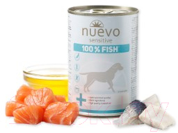 Влажный корм для собак Nuevo Sensitive Fish / 95157 (375г)