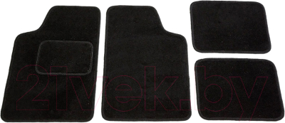 Комплект ковриков для авто Kovriki Универсальные 45x65 и 43x32 (4шт, черный)
