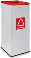 Контейнер для мусора Alda Eco Prestige 9028203 (серый/красный) - 