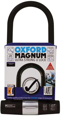 Велозамок Oxford Magnum U-lock With Bracket / OF172 (черный)