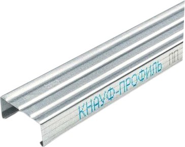 Профили для гипсокартона Knauf CD 60x27x0.60 (12/180) / 111747 (1шт, 4м) - 