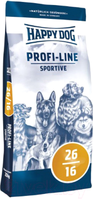 Сухой корм для собак Happy Dog Profi-Line Krokette 26/16 Sportive / 02576 (20кг)