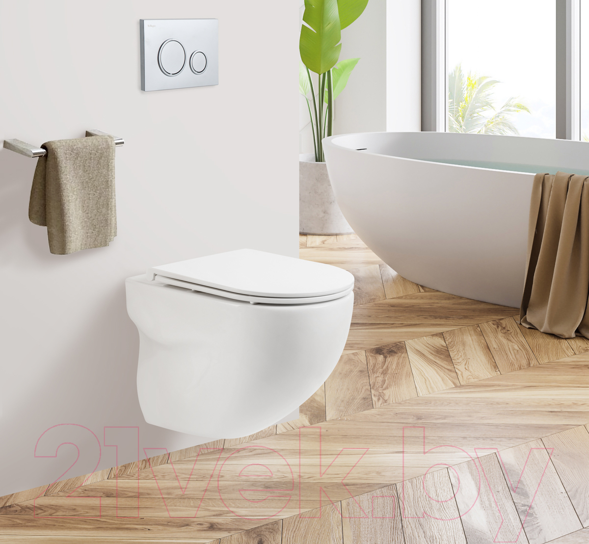 Унитаз подвесной BelBagno BB066CHR