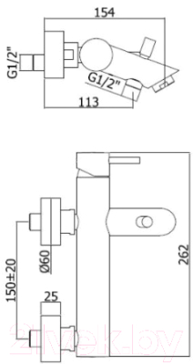 Смеситель Paffoni Light LIG023CR