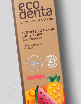 Зубная паста Ecodenta Со вкусом сочных фруктов (75мл)