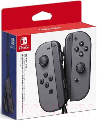 Комплект игровых контроллеров движения Nintendo Switch Joy-Con / 045496430559 (серый)